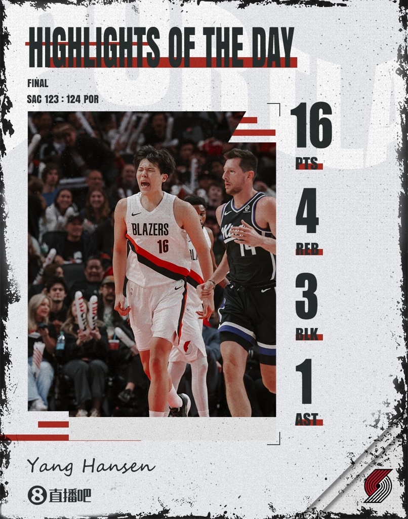 完美！杨瀚森17分钟砍新高16分3帽 第三节突然爆发连得14分！